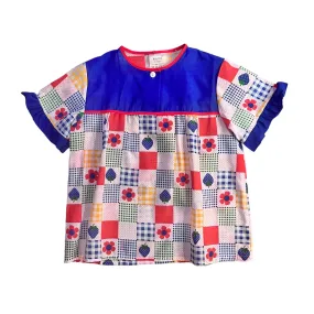1970's Printed Top  /  5-6Y