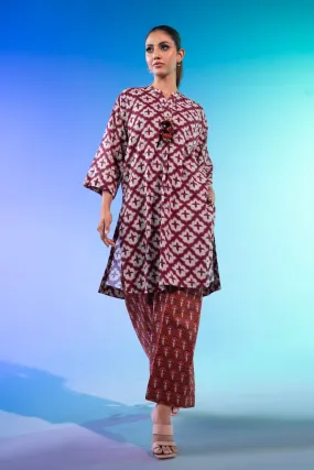 2 Pc Printed Lawn Suit With Cambric Trouser