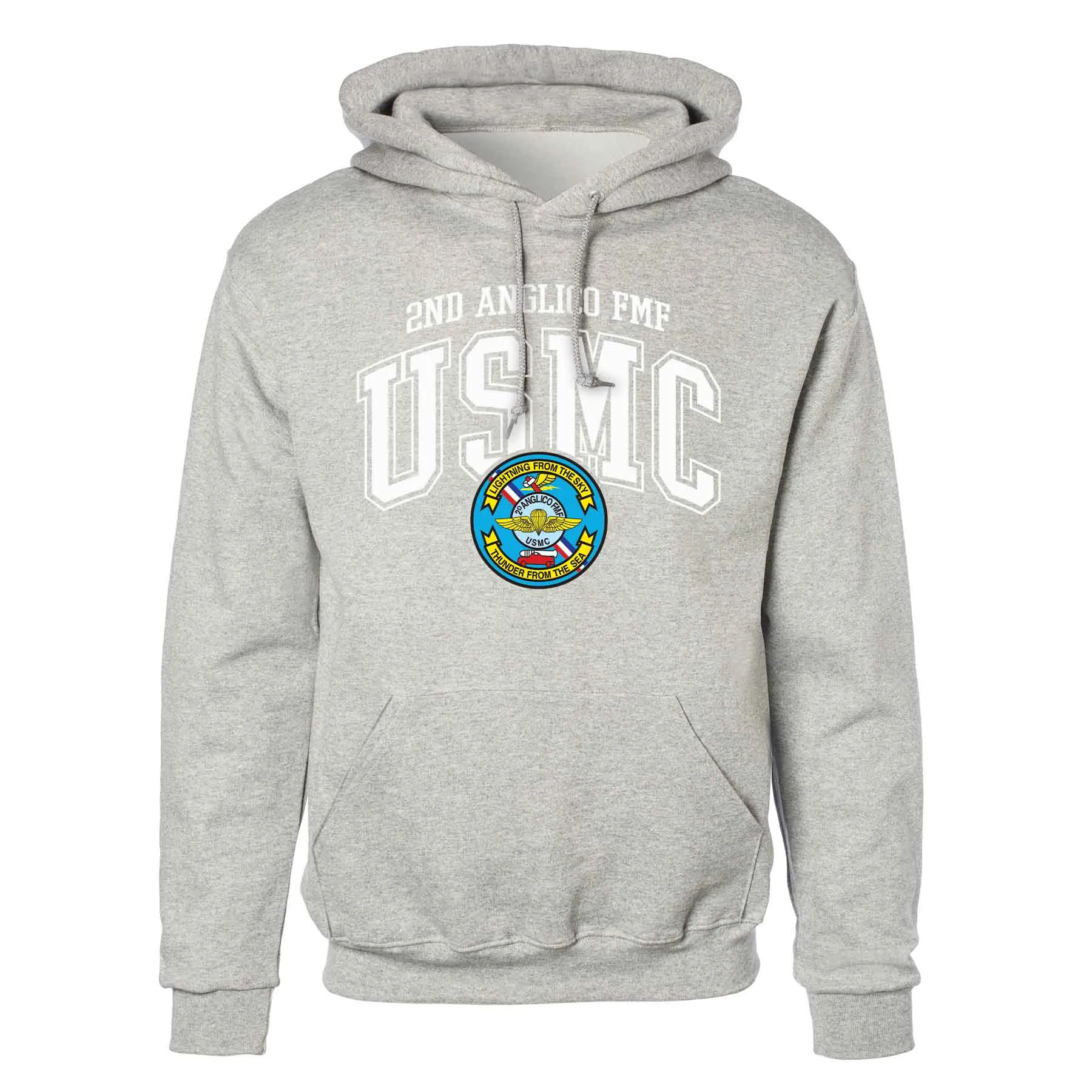 2D Anglico FMF Arched Hoodie