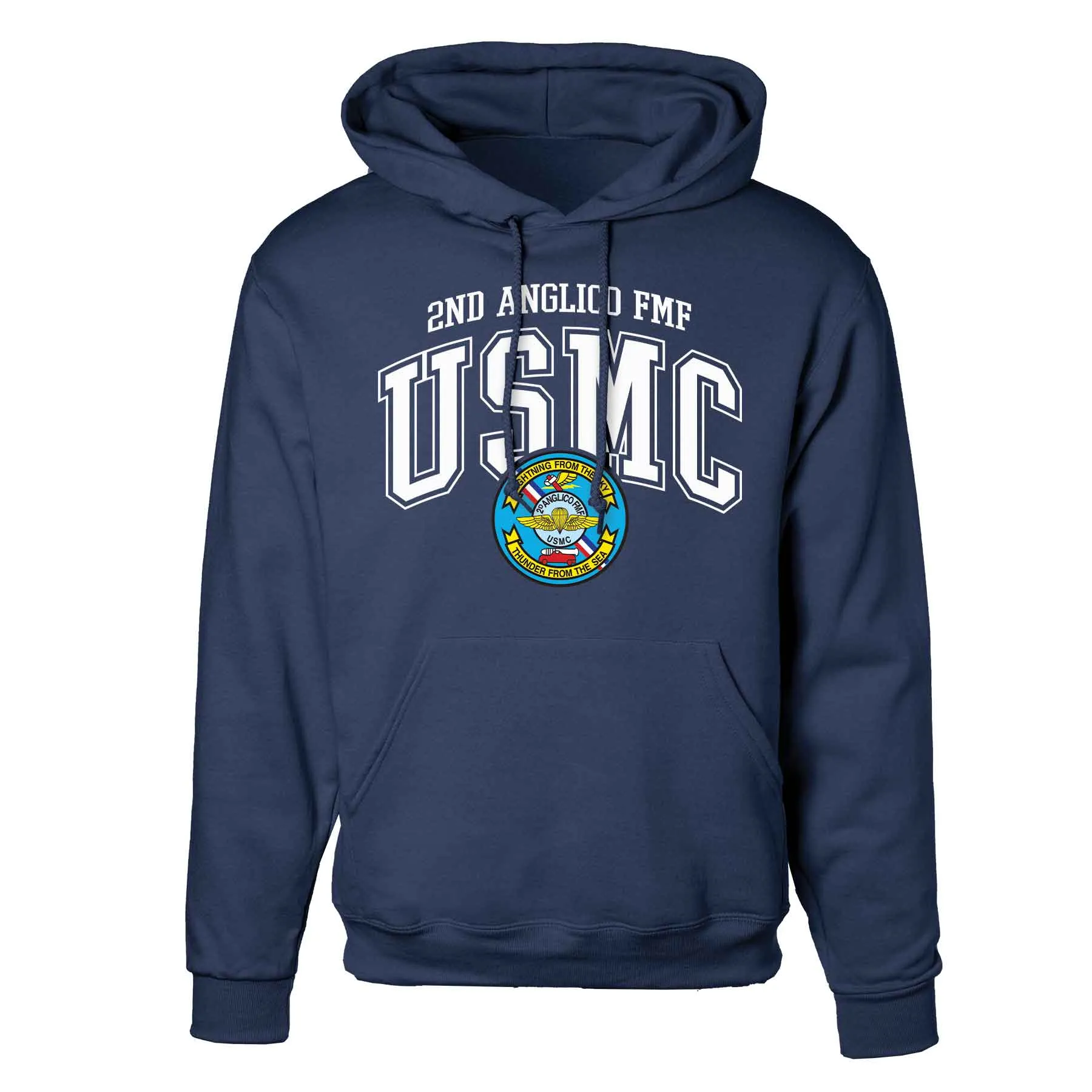 2D Anglico FMF Arched Hoodie