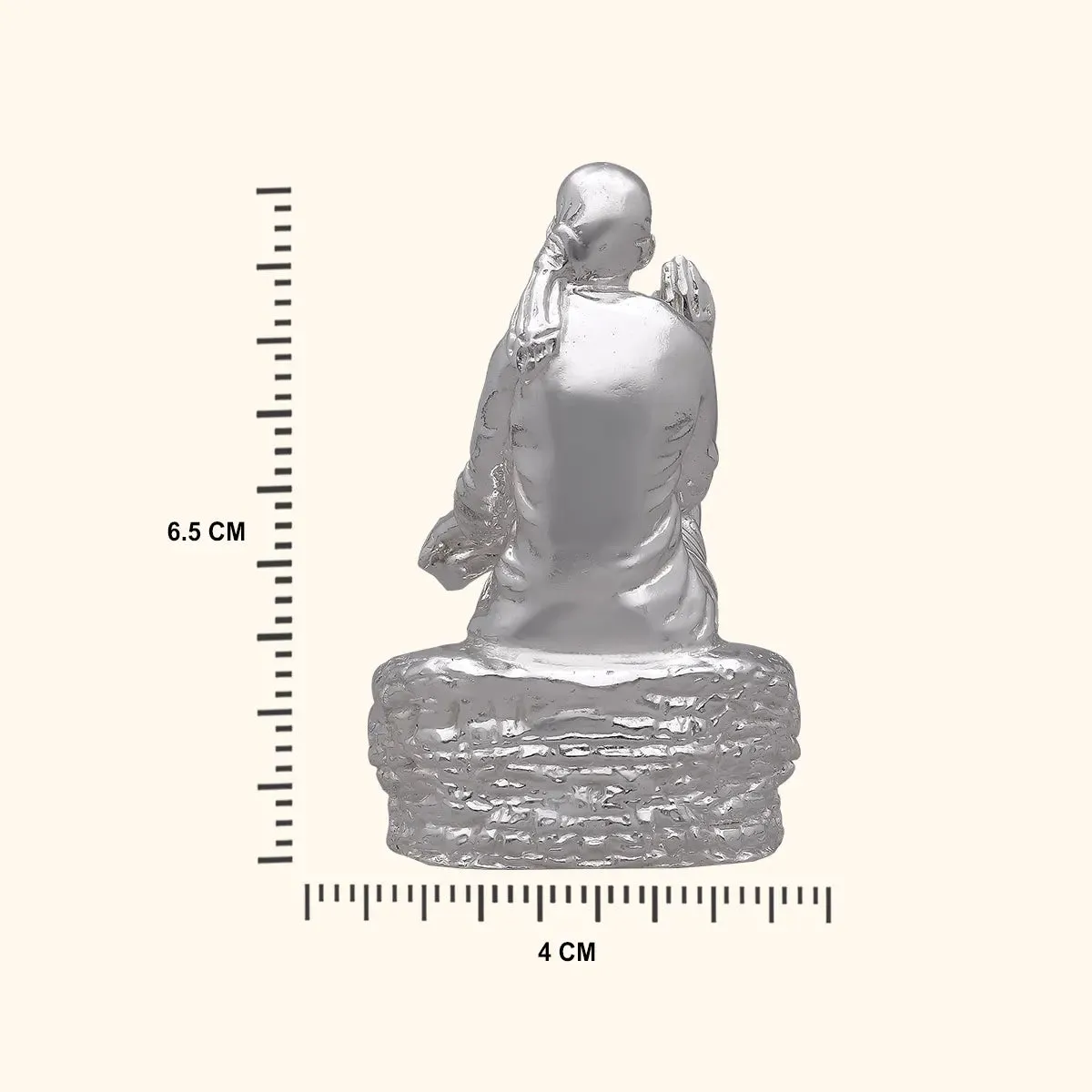 925 Silver Solid Shirdi Sai Baba Medium Size