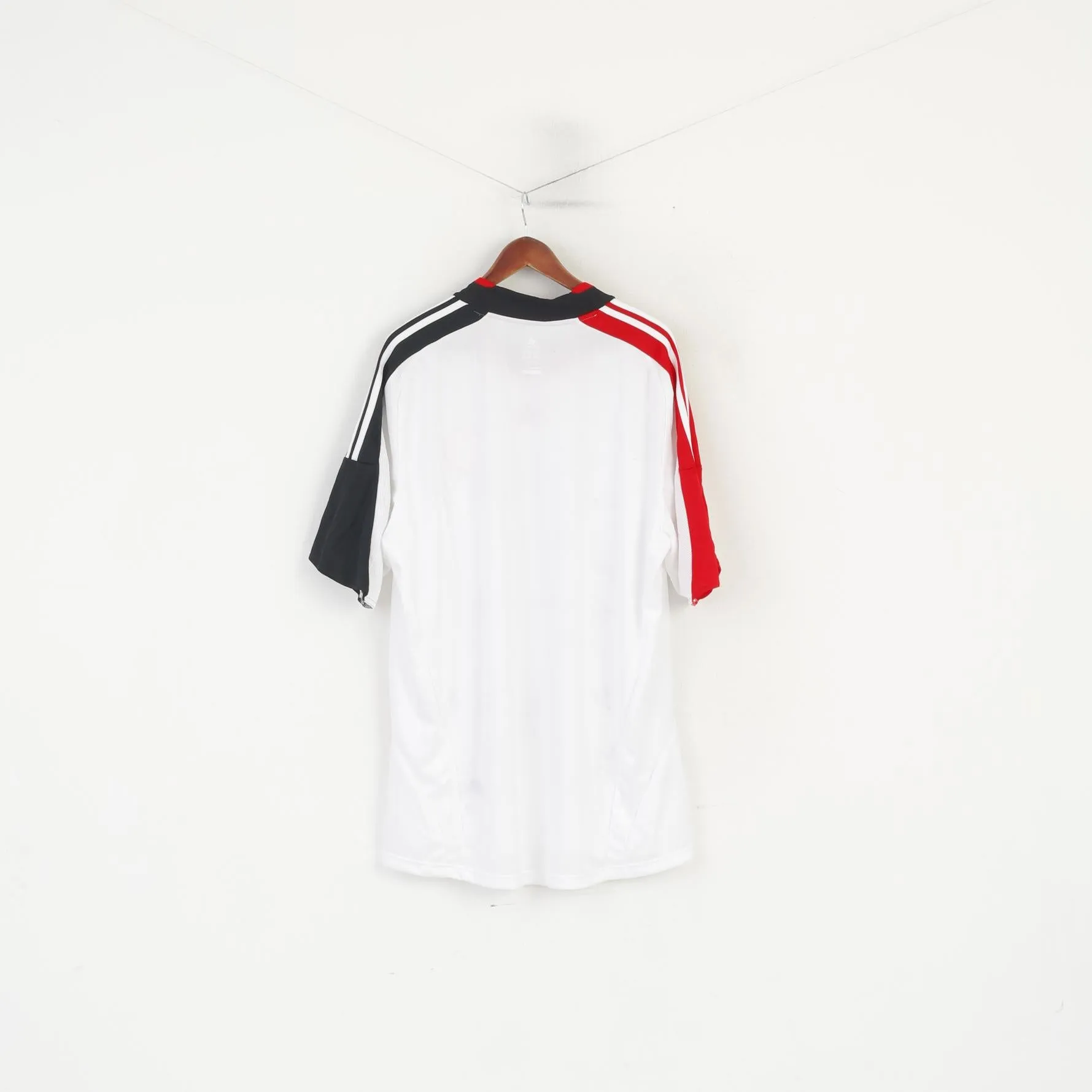 Adidas Men XXL Shirt White 1. FCN Nurnberg Vintage Team Singned Football Jersey