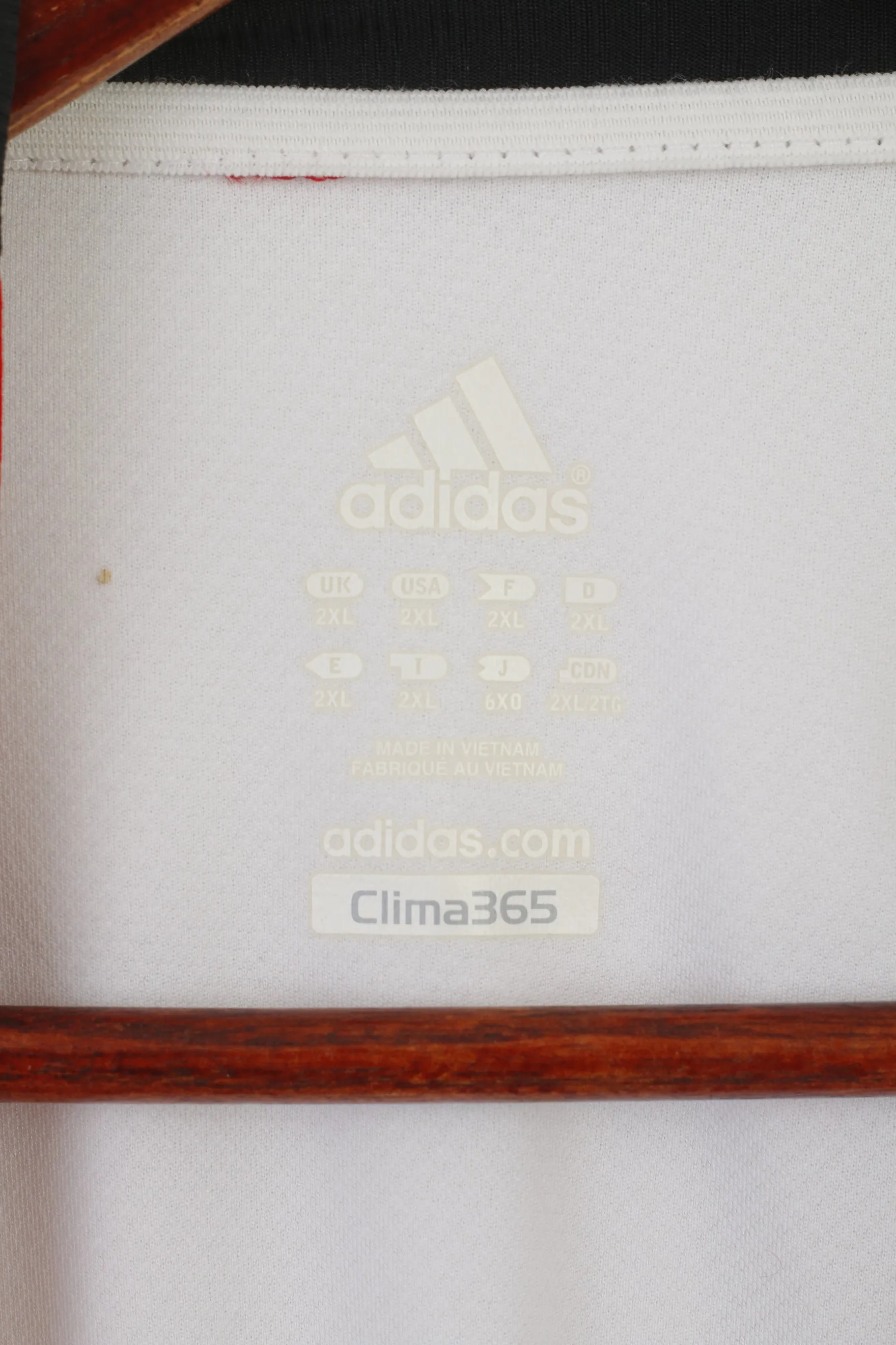 Adidas Men XXL Shirt White 1. FCN Nurnberg Vintage Team Singned Football Jersey