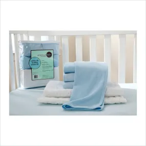 American Baby Company Mini Crib Starter Kit in Blue