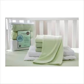 American Baby Company Mini Crib Starter Kit in Celery