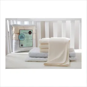 American Baby Company Mini Crib Starter Kit in Ecru
