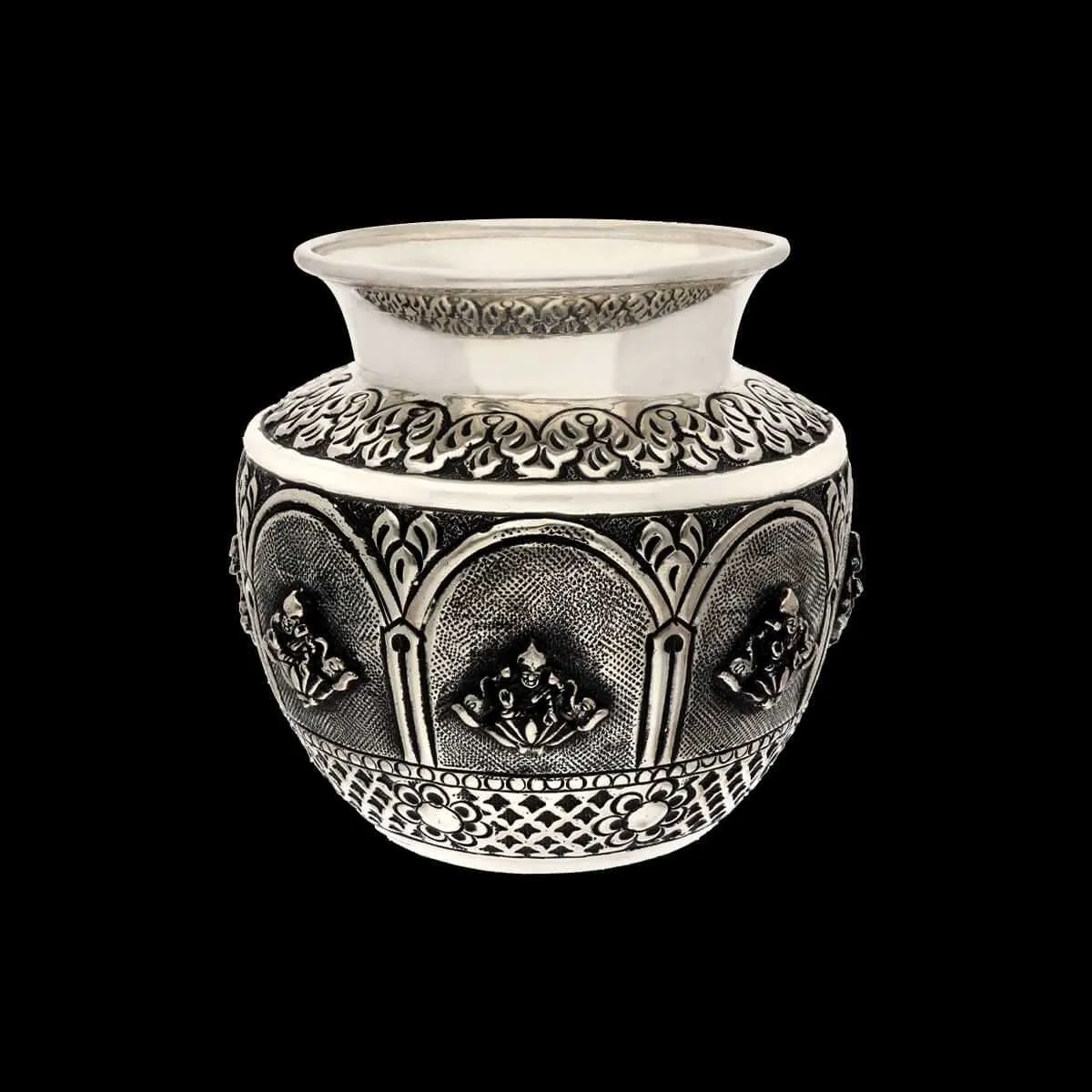 Antique Blessing Silver Kalash