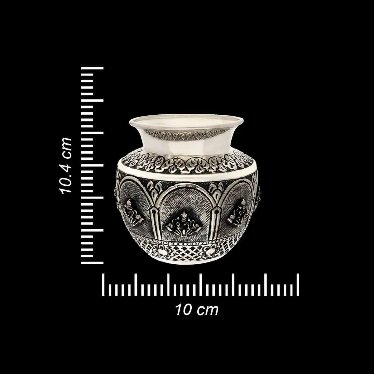 Antique Blessing Silver Kalash