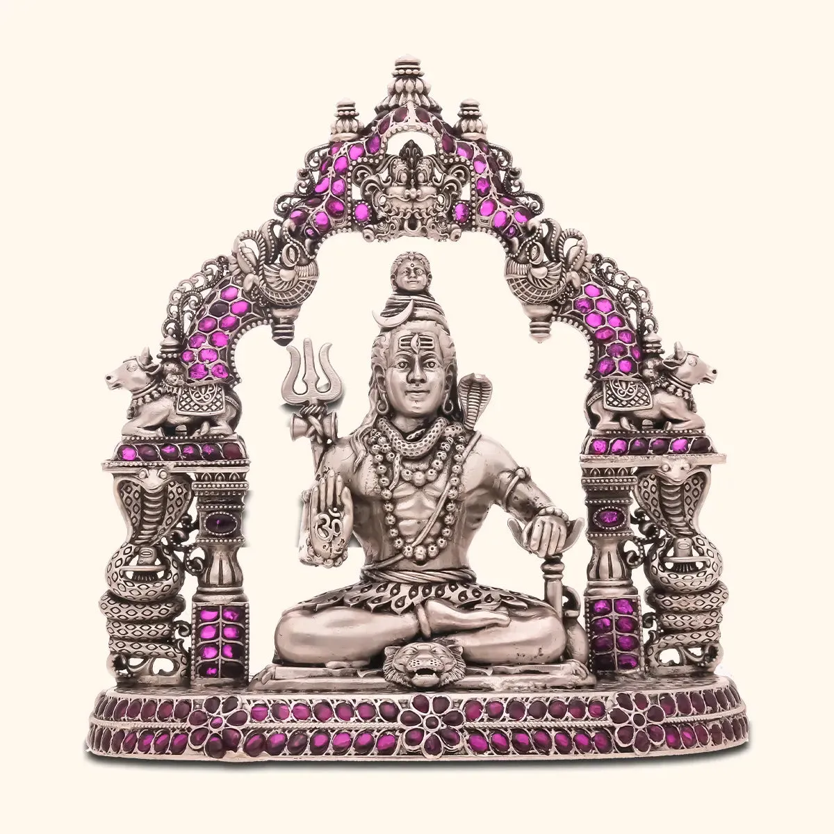 Antique Shiv Ji Murti 925 Silver