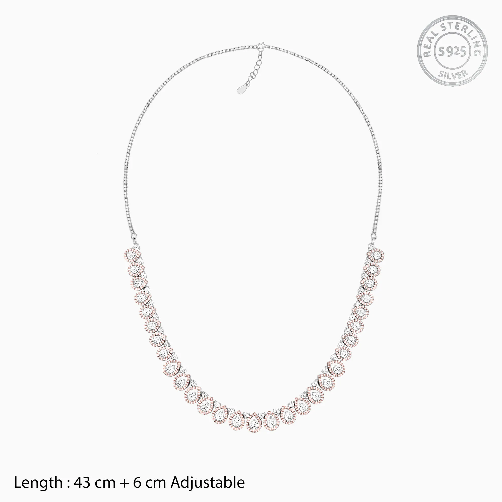 Anushka Sharma Silver Affair Necklace