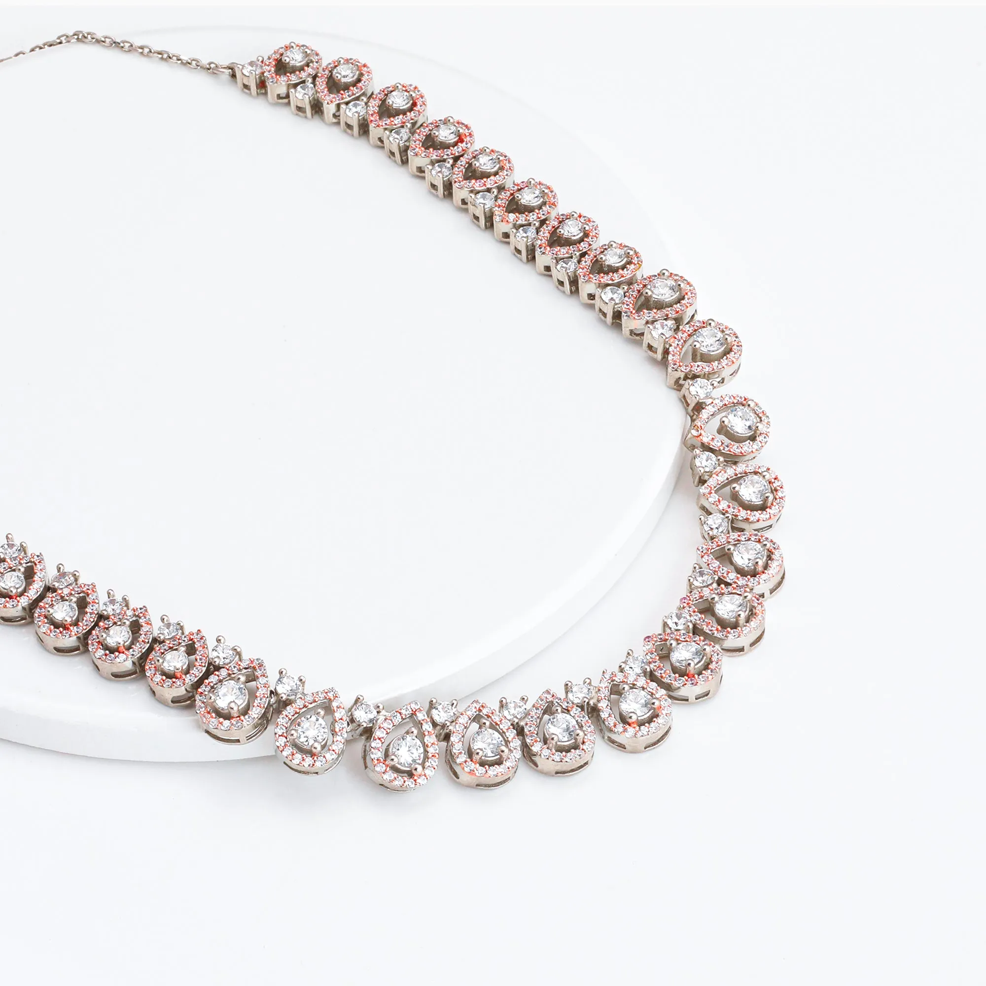 Anushka Sharma Silver Affair Necklace