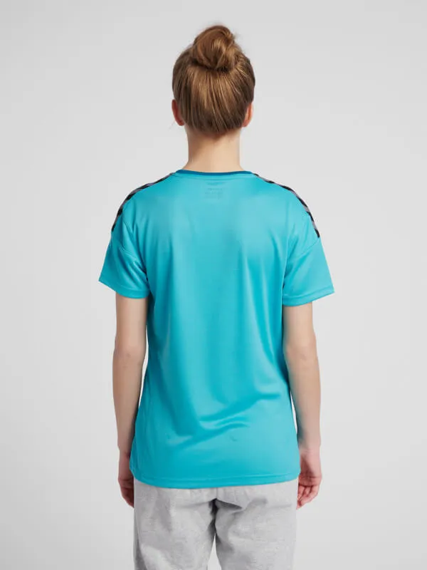 Authentic Women Polyester Blue T-Shirt