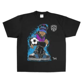 Black Sheep Golden Era 7.5oz Max Heavy Weight Garment Dyed Tee Black