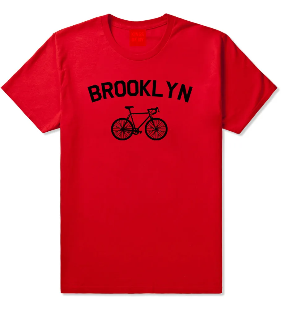 Brooklyn Vintage Bike Cycling Mens T-Shirt