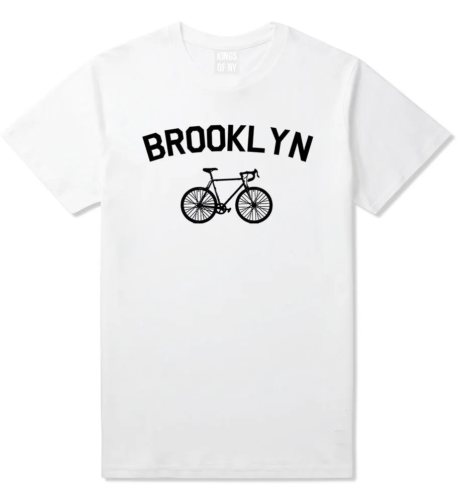 Brooklyn Vintage Bike Cycling Mens T-Shirt