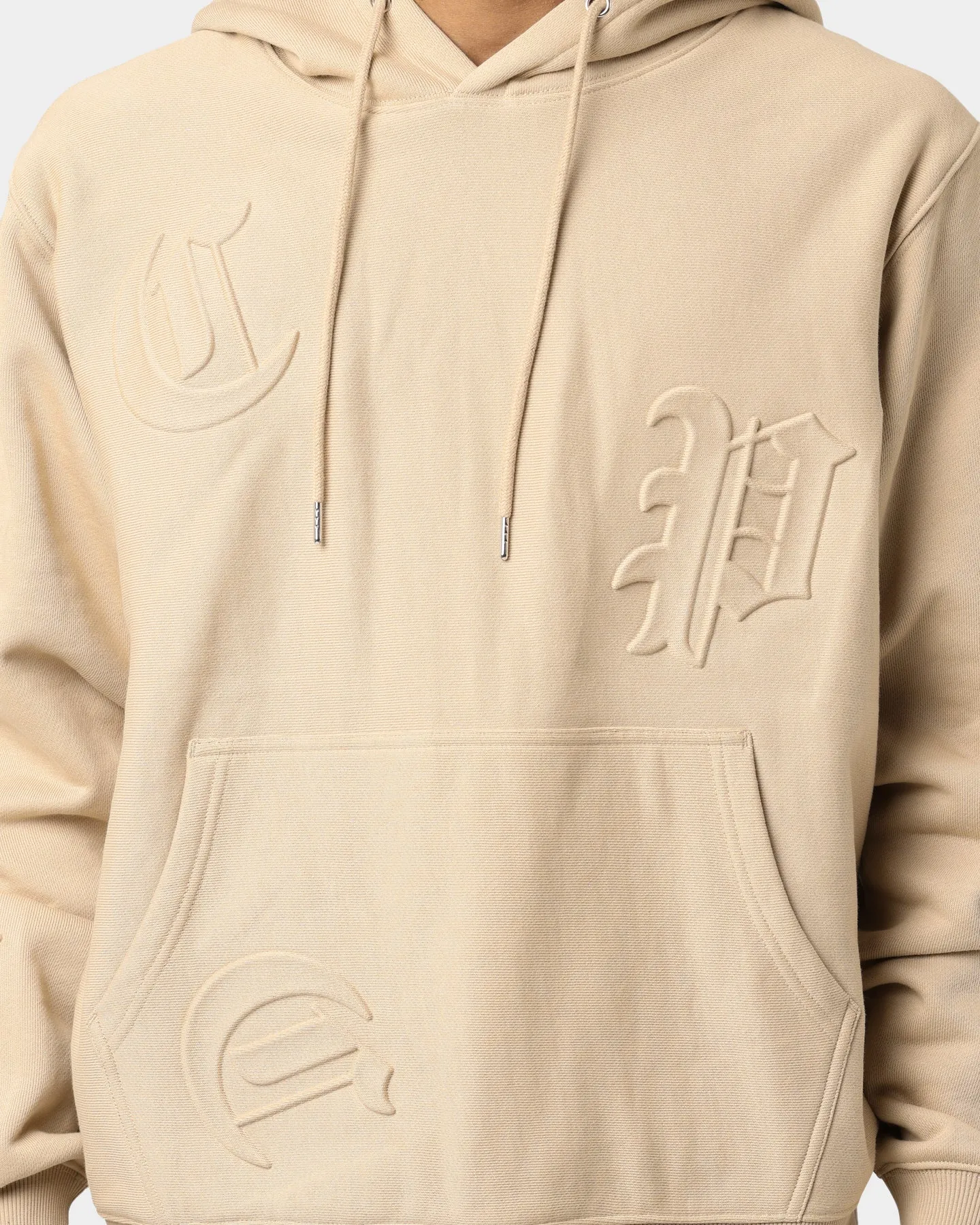 Carré CP Impression Classic Hoodie Stone