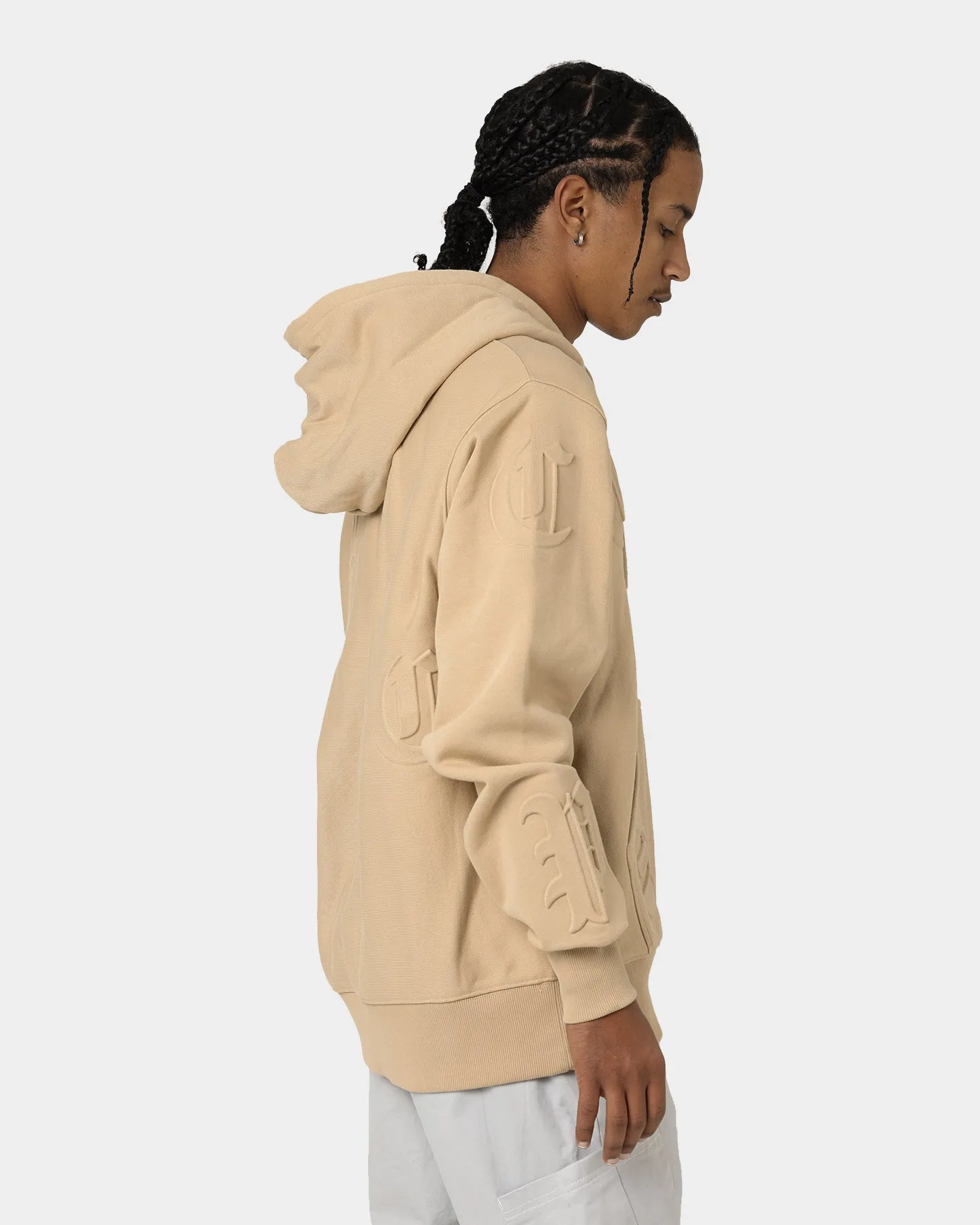 Carré CP Impression Classic Hoodie Stone