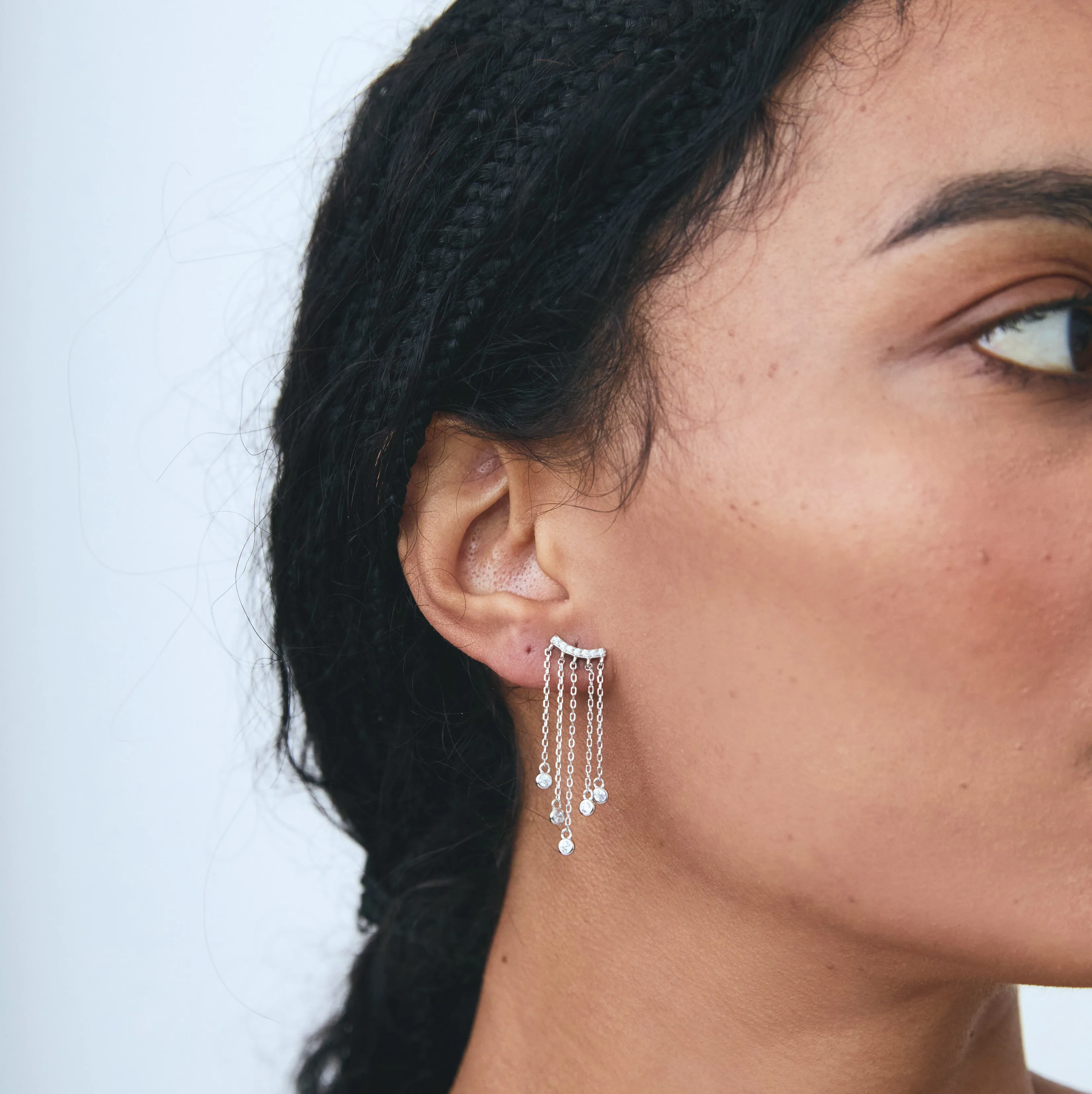 CLEO EARRINGS SILVER