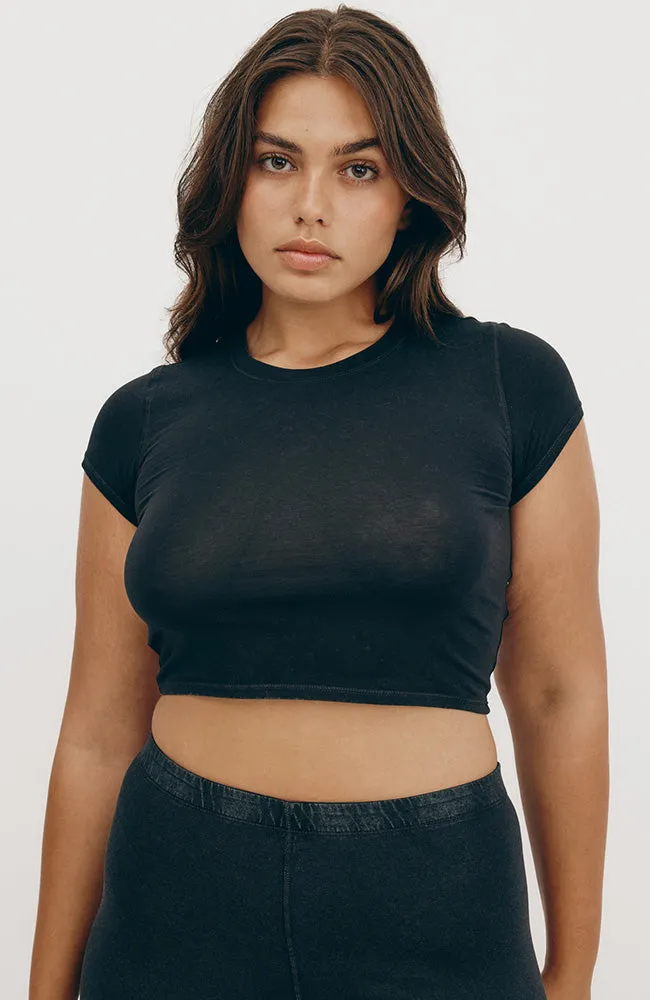 Core baby tee zwart