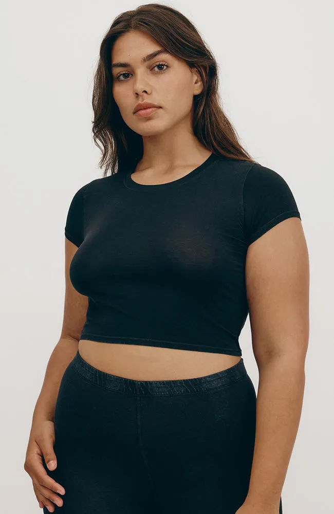 Core baby tee zwart