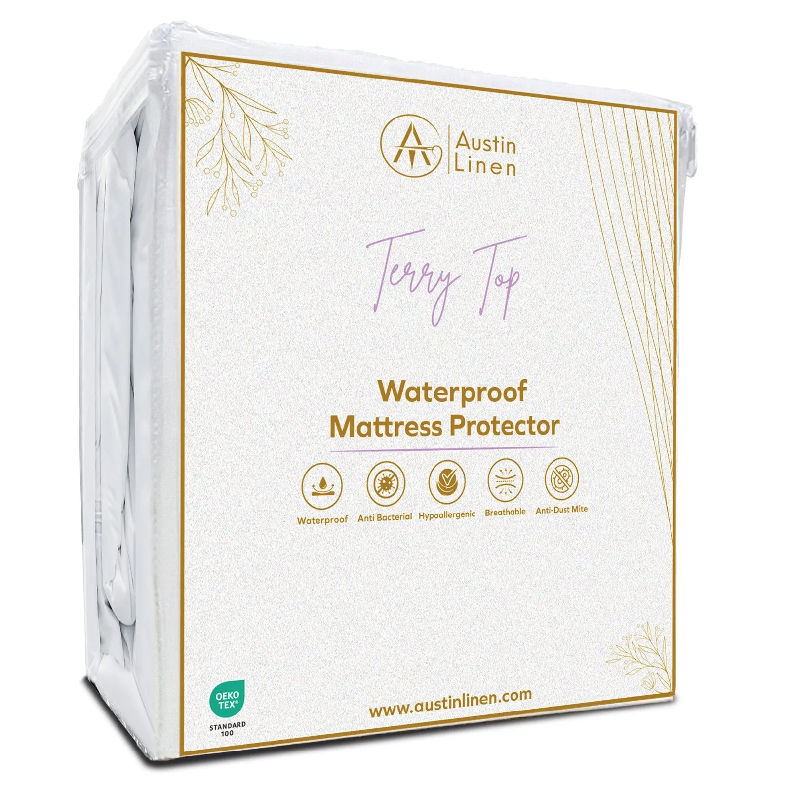 Cotton Terry Top Waterproof Mattress Protector