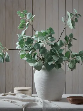 Deluxe Faux Silver Eucalyptus Spray