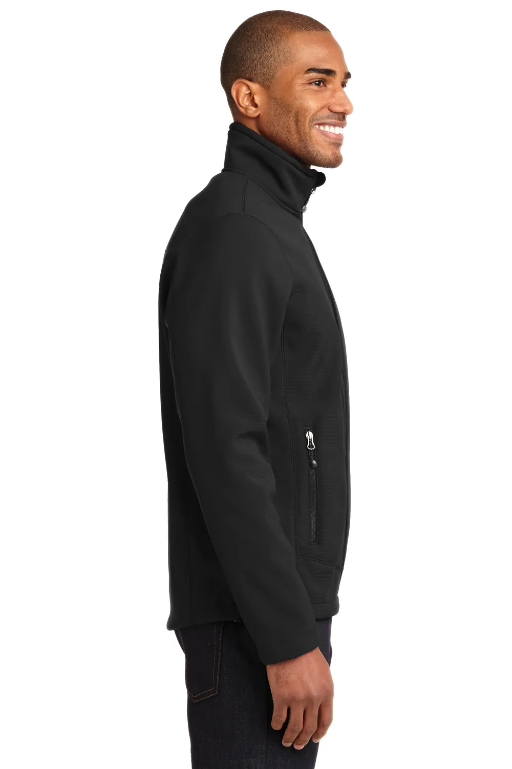 Eddie Bauer Mens Rugged Water Resistant Full Zip Jacket - Black