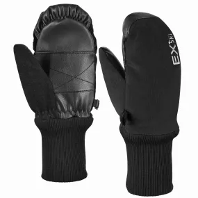 EXski Waterproof Kids Ski Mittens with Sherpa Fleece Lining