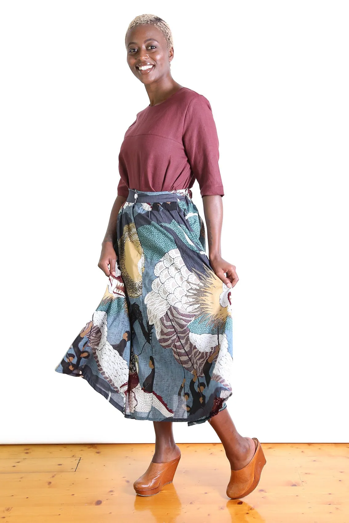 Festival Skirt Green