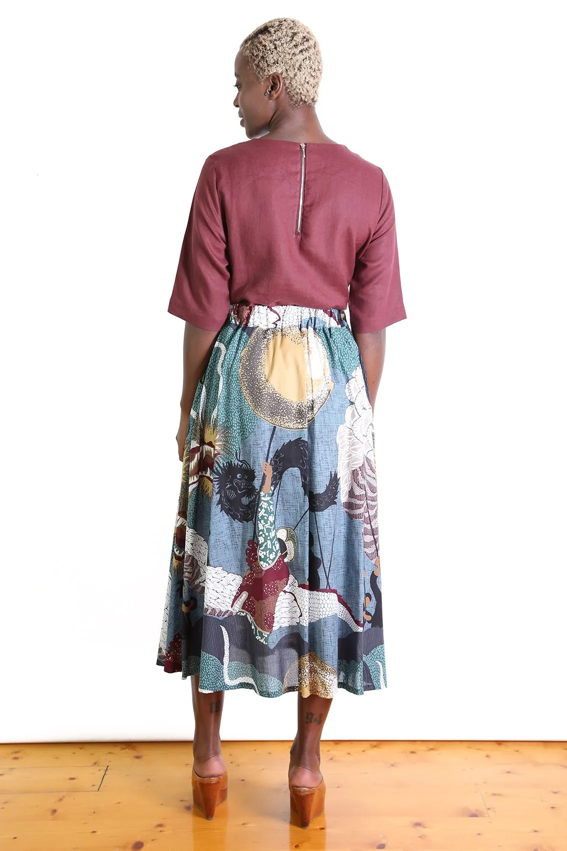 Festival Skirt Green