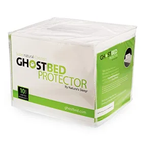GhostBed Waterproof Mattress Protector & Cover - Noiseless, Lightweight, Breathable & Plastic-Free - Full