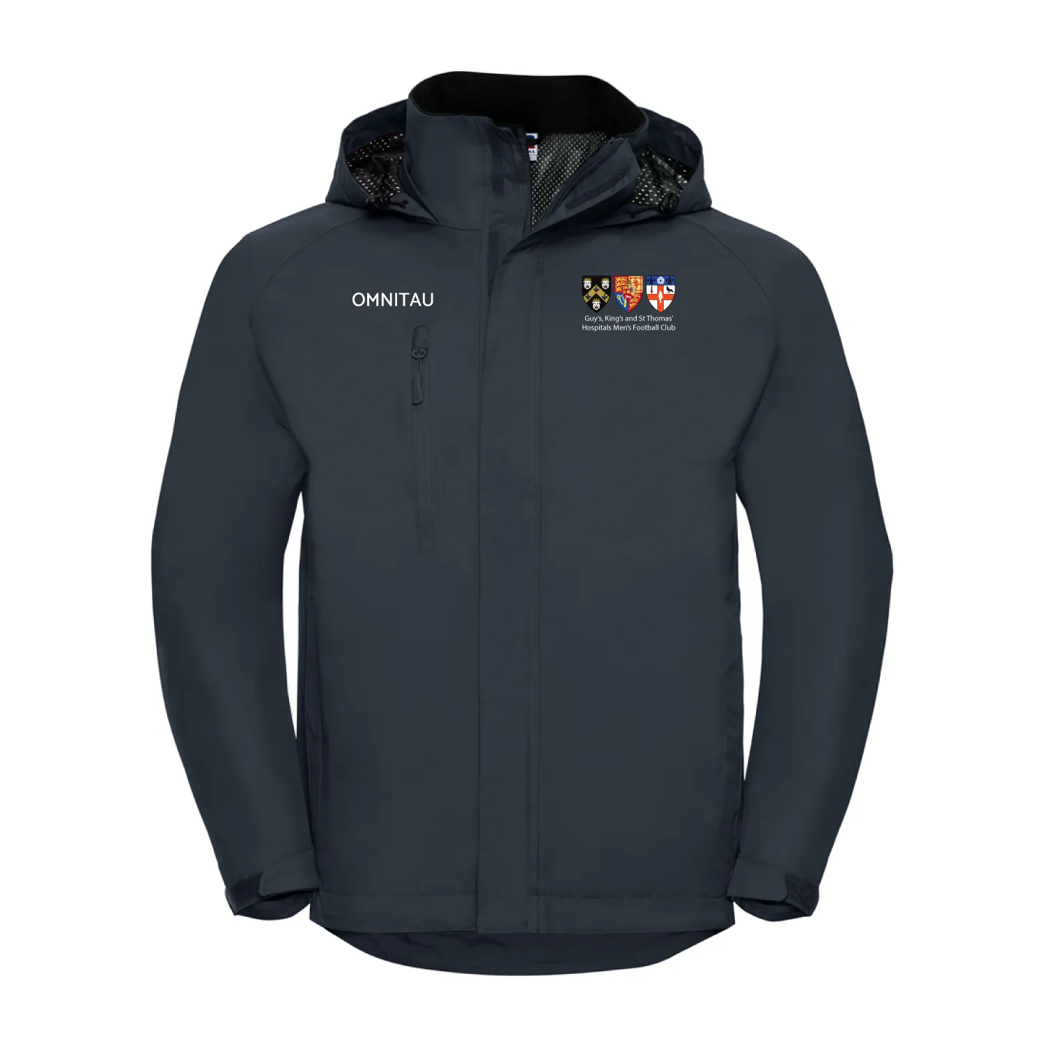 GKT FC Team Sports Waterproof Jacket - Navy