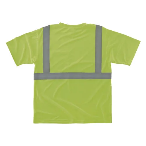 Glowear 8289-eco Class 2 Recycled Hi-vis T-shirt, X-small, Lime
