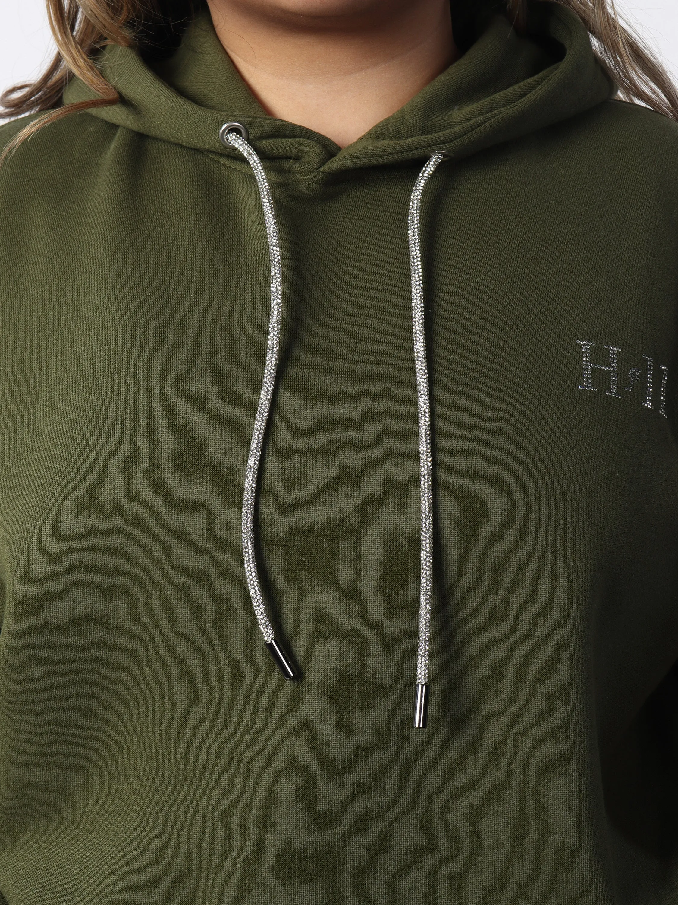 Green Mini HOF11 Bedazzle Hoodie