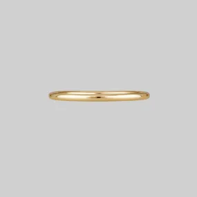 HOPE. Simple Gold Band Ring