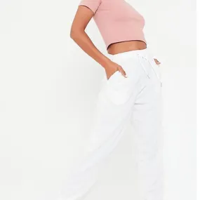 Ivory High Waist Loopback Jogger