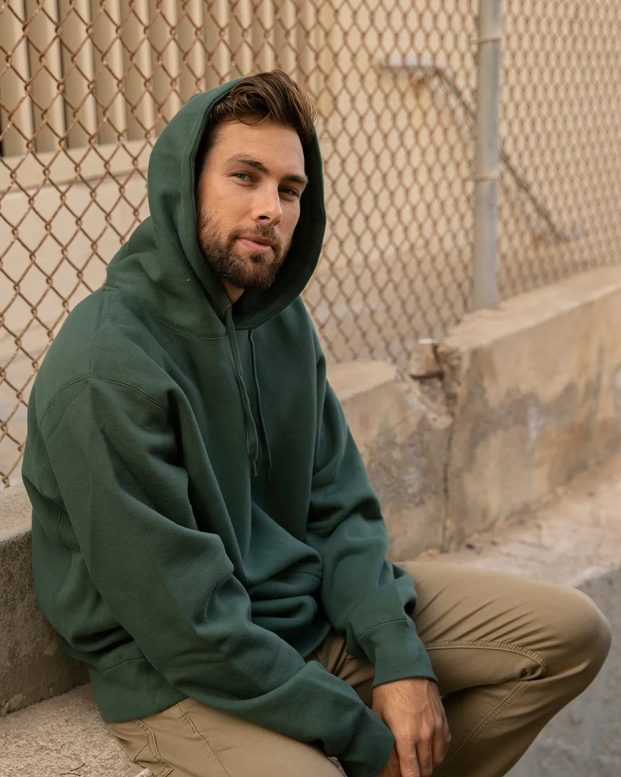 Legend - Men's Premium 450gm Heavyweight Cross-Grain Hoodie