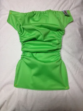 MamaBear BabyWear Waterproof Diaper Cover, Wrap One Size Fits All - Spring Green