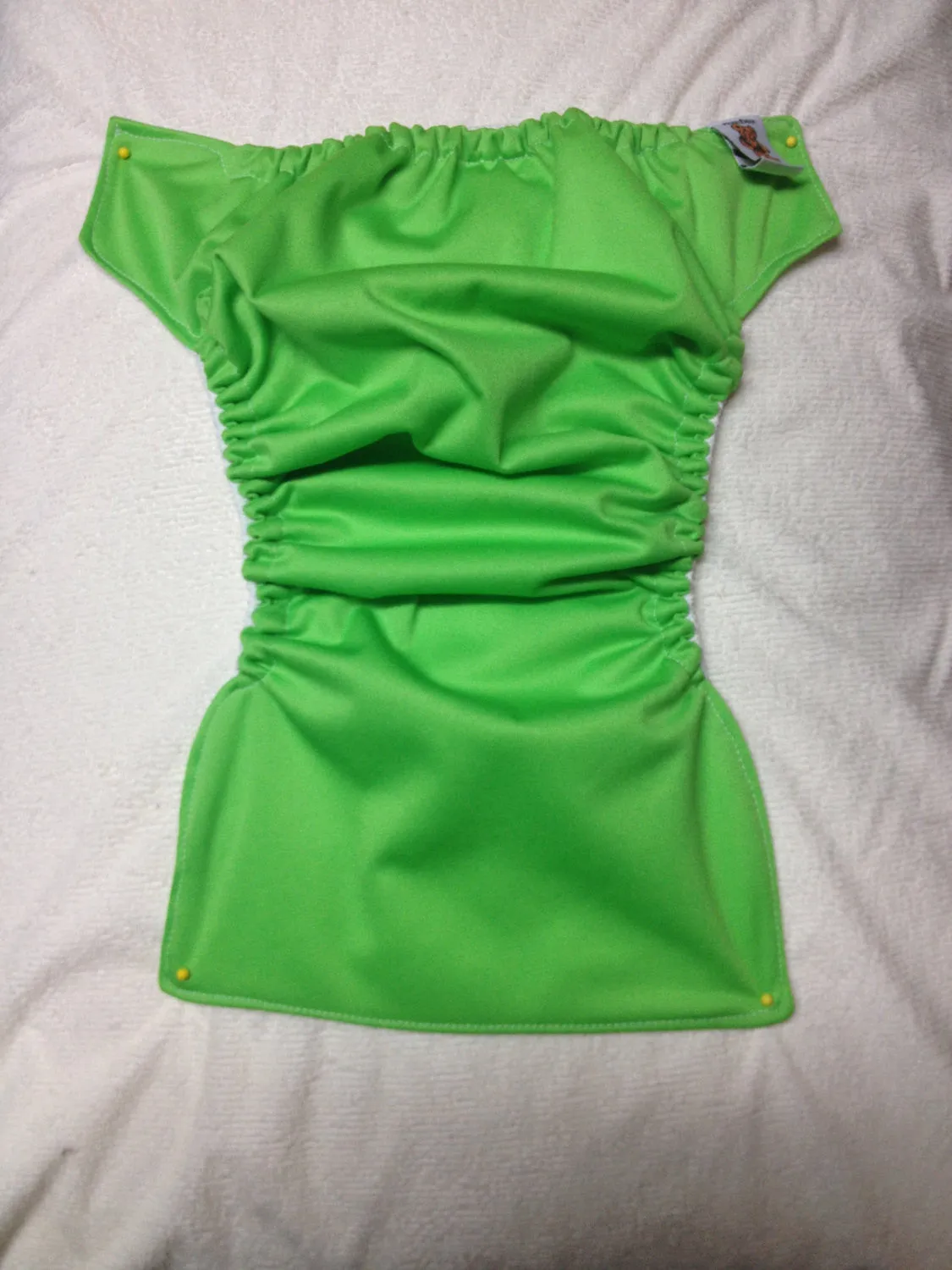 MamaBear BabyWear Waterproof Diaper Cover, Wrap One Size Fits All - Spring Green