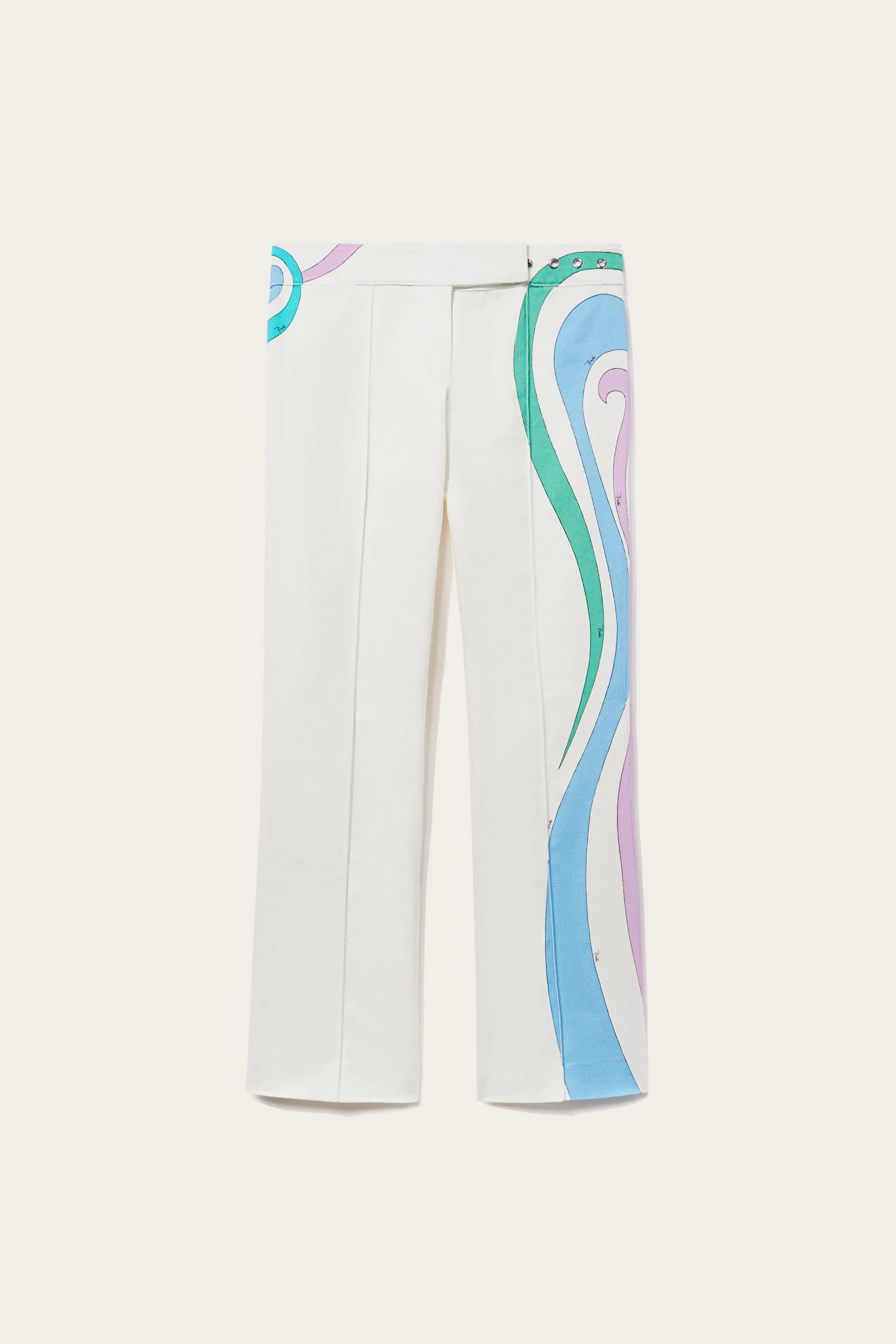 Marmo-Print Trousers