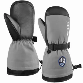 MCTi Kids Mittens Waterproof Winter Ski Warm Sherpa Fleece Lined Removable Insert