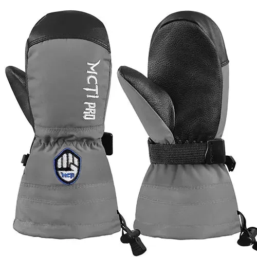 MCTi Kids Mittens Waterproof Winter Ski Warm Sherpa Fleece Lined Removable Insert