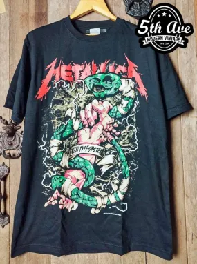 Metallica New Type System - New Vintage Band T shirt