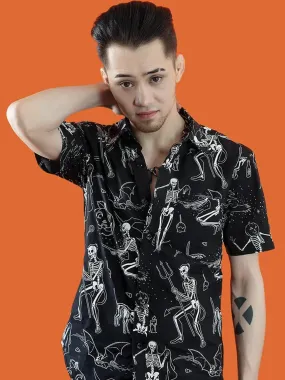 Midnight Mischief Button Down BLACK MAST