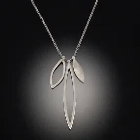 Mixed Leaf Charm Necklace
