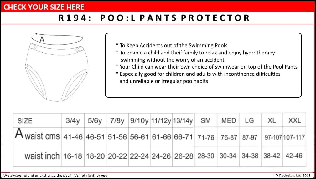 R194 Pool Protector Pants - Adults
