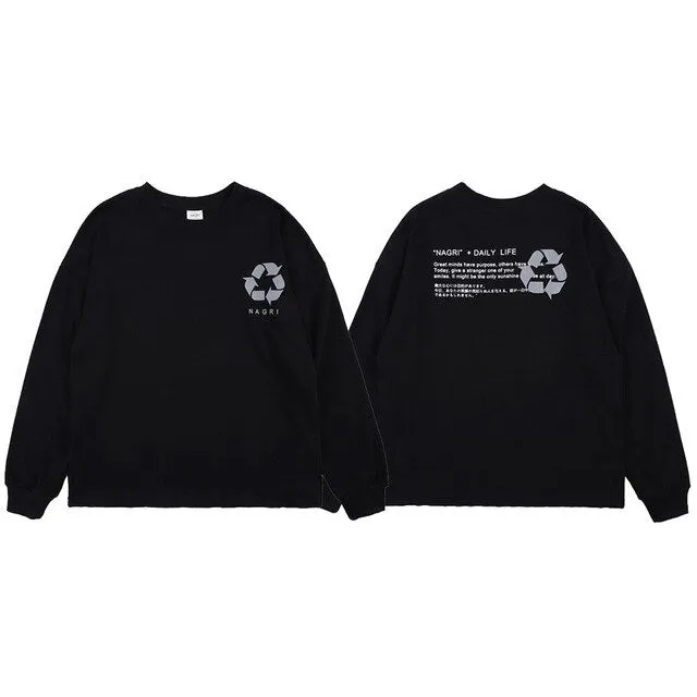 Reflective Long Sleeve T-Shirt
