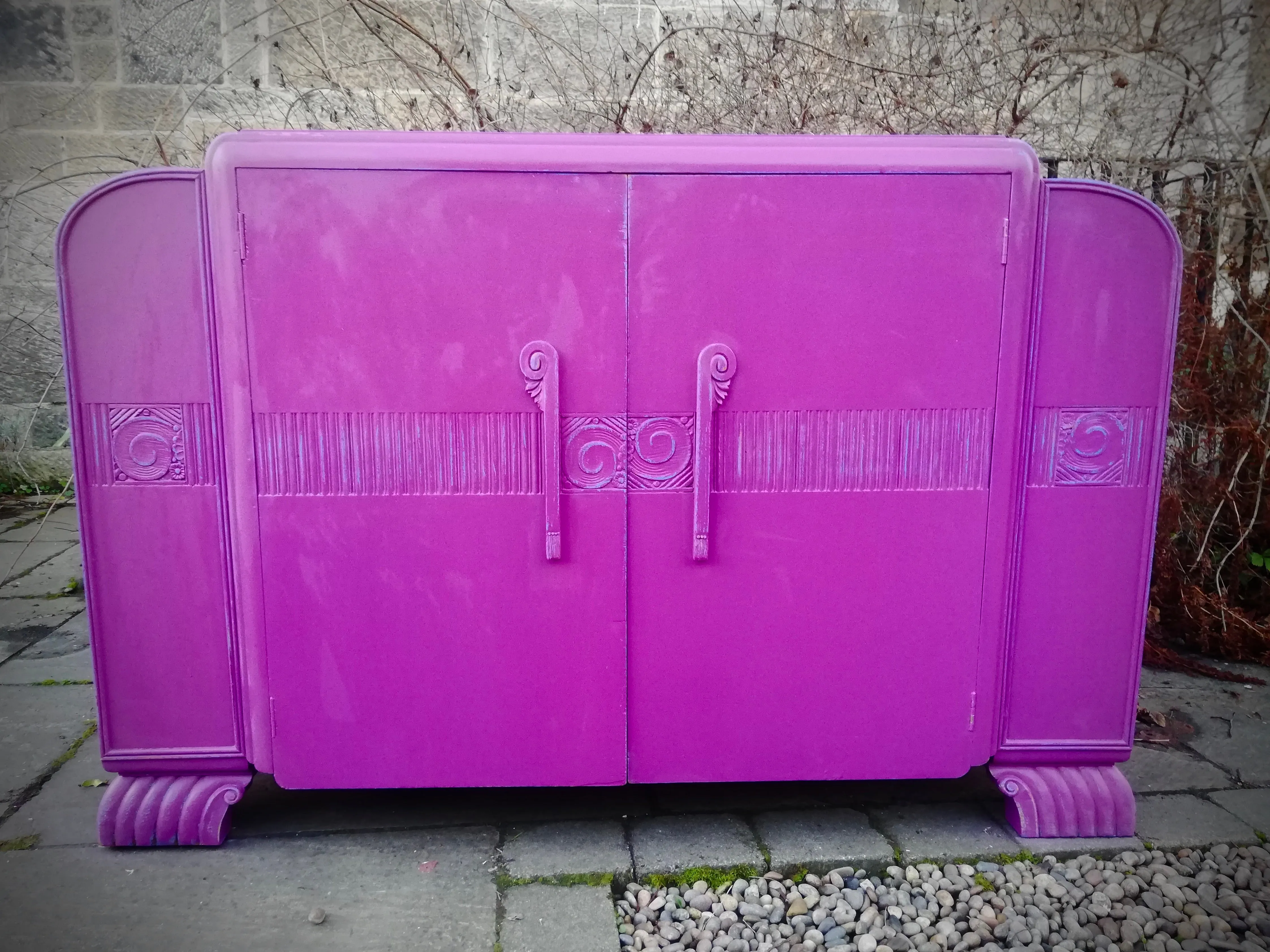 Reserved for Eleanor Vintage Art Deco sideboard