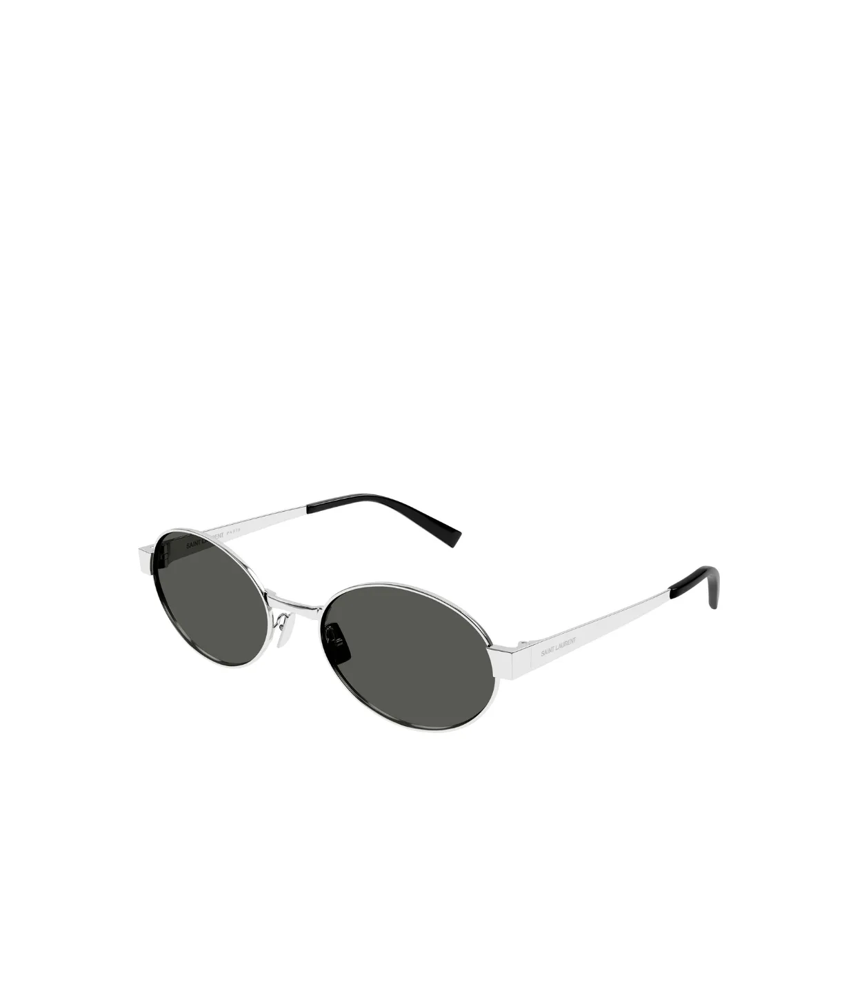 Round Metal Frame Sunglasses in Silver
