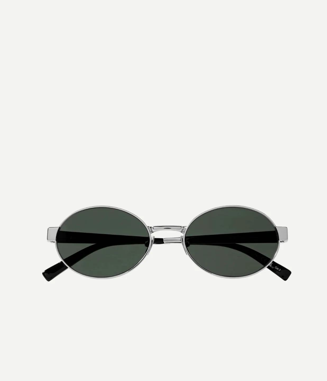 Round Metal Frame Sunglasses in Silver